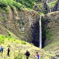 Водопад Чашки на плато Путорана