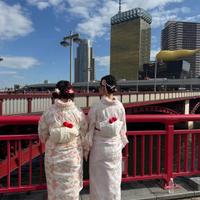 Прогулка в кимоно по району Гион