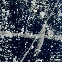 Метановые пузыри, озеро Байкал