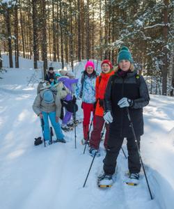 Прогулка на снегоступах
