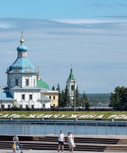  Успенская церковь в городе Чебоксары