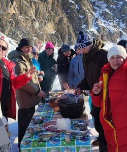 Пикник на льду Байкала