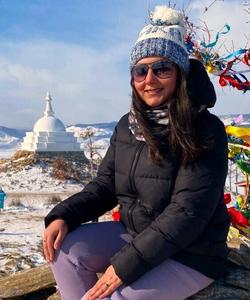 Ступа Просветления, остров Огой