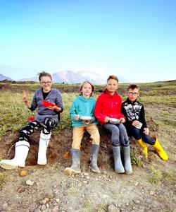 Дети на камчатке