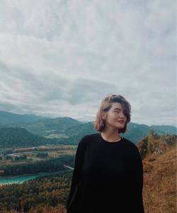 Турист на Алтае