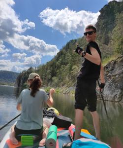 Сплав на сапах по Южному Уралу