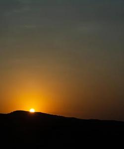 рассвет в горах