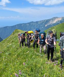 Горный поход в Абхазии