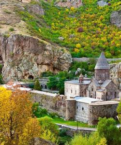 Монастырский комплекс Гегард в Армении