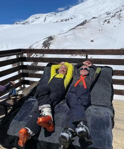 туристы на Кавказе