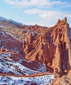 каньоны на побережье Иссык-Куля