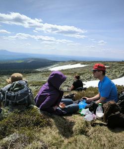 Восхождение на гору Ослянка