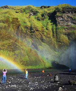 Водопад Скоугафосс в Исландии