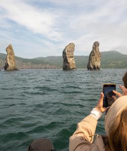 Кекуры Три брата, Камчатка