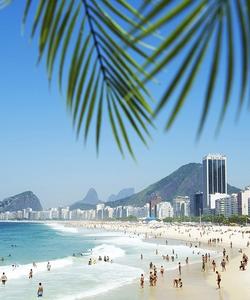 Пляж Копакабана в Рио-де-Жанейро