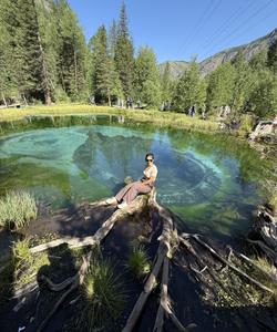 Гейзерное (Голубое) озеро на Алтае