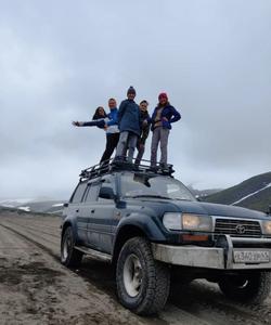 Туристы на Камчатке