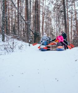 Зимний сплав