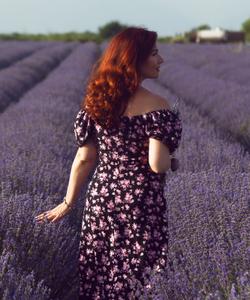 Фотосессия на лавандовом поле