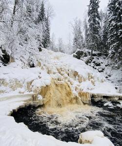 Водопад Молочный, Карелия