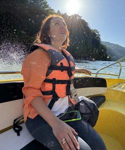 Прогулка на катере в Дагестане