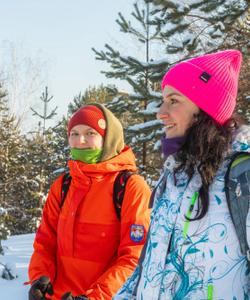 Прогулка на снегоступах