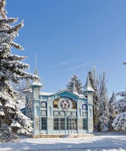Лермонтовская галерея зимой