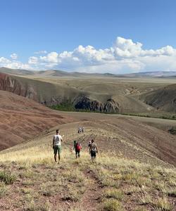 Туристы на Алтае