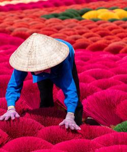 Деревня благовоний во Вьетнаме