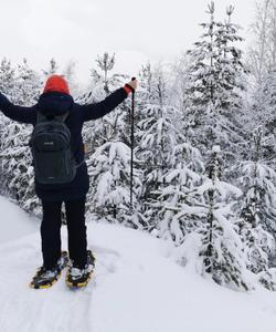 Прогулка на снегоступах