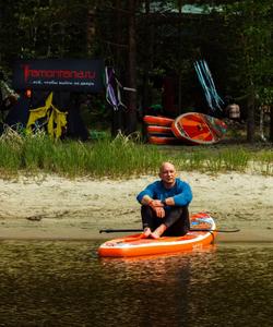 Сапборды на Ладожском озере