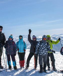 Зимний треккинг по Поднебесным Зубьям