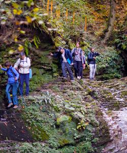 Маршрут по ущелью реки Руфабго