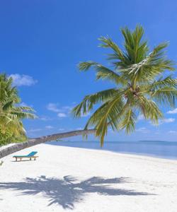 Пляж на Мальдивах