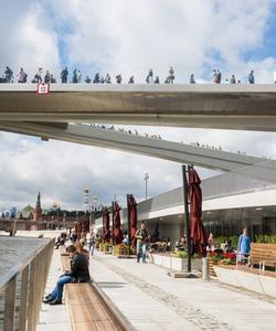 Парящий мост в Москве