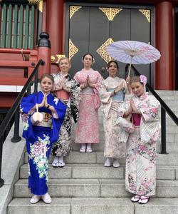 Туристы в Японии