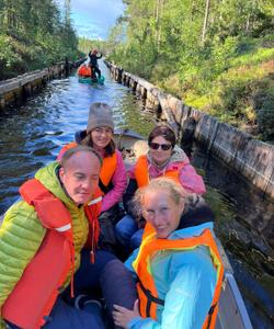 Рукотворные каналы на Соловках