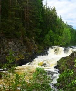 Водопад Кивач, Карелия