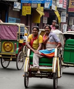 Велорикша в Индии