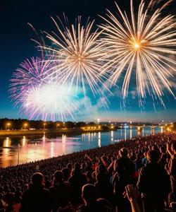 Фестиваль фейерверков в Костроме 