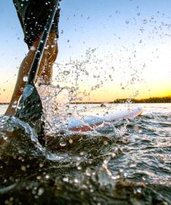 Сап-бординг на Ладожском озере