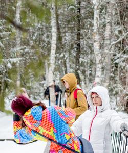 Зимний утр в Карелию