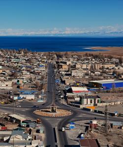 Берег озера Иссык-Куль