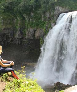 Вилючинский водопад или Спокойный водопад