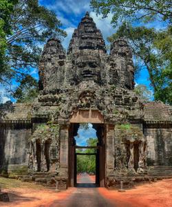 Храмовый комплекс Ангкор-Ват в Камбодже