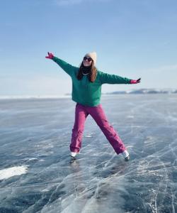 Катание на коньках Байкал