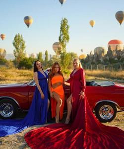 Фотосессия на ретро-кабриолете в Каппадокии