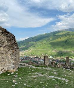 Горный пейзаж Кавказа