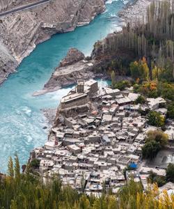 Хунза, скалы Passu Cones