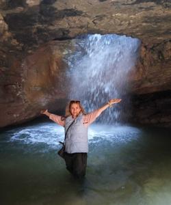 Салтинская теснина, водопад